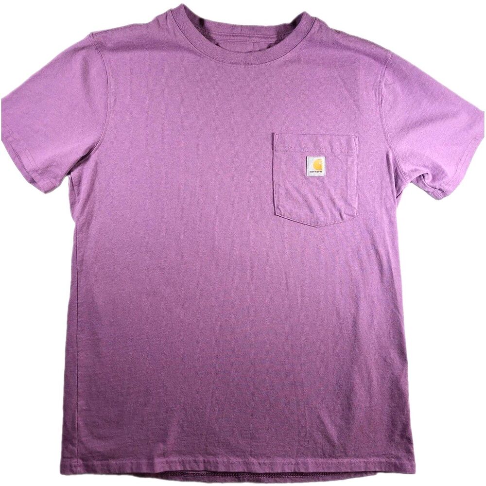 Carhart Loose Fit Heavyweight Pocket Tee Med Purple Gorpcore Skate Outdoors Camp